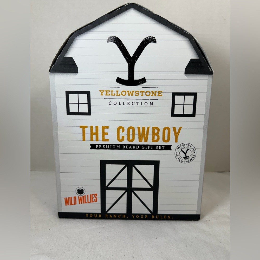 Wild Willies Yellowstone Collection "The Cowboy" Premium Beard Gift Set New